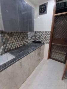 Kitchen Image of 350 Sq.ft 1 RK Studio for rent in Old Double Storey, Lajpat Nagar New Delhi for Rs. 20000