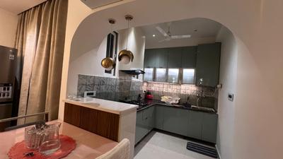 Kitchen Image of 1100 Sq.ft 2 BHK Apartment / Flat for rent in Sai Dham Residency, Civil Lines Allahabad for Rs. 40000