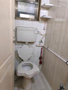 Common Bathroom Image of 600 Sq.ft 1 BHK Apartment / Flat for sale in Suyash Tower, Kopar Khairane Navi Mumbai for Rs. 9800000