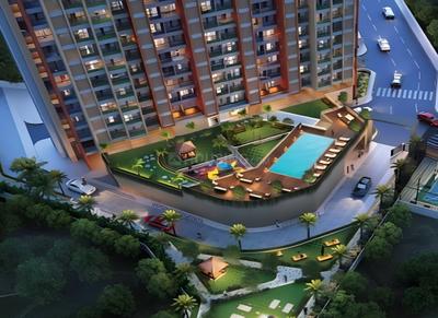 Image of 752 Sq.ft 2 BHK Apartment / Flat for sale in Konnark High Castle, Shirdhon, Navi Mumbai for Rs. 6500000