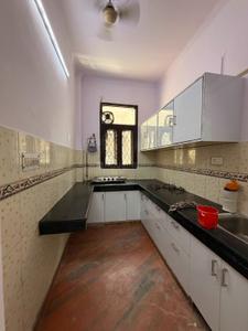 Kitchen Image of 700 Sq.ft 2 BHK Builder Floor for rent in Rohini Builder Floors, Sector 24 Rohini New Delhi for Rs. 20000