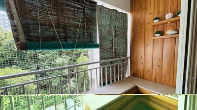 Balcony Image of 980 Sq.ft 2 BHK Apartment / Flat for rent in Jagatpur Ahmedabad for Rs. 29000