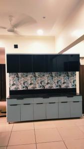 Kitchen Image of 1890 Sq.ft 3 BHK Apartment / Flat for rent in Avirat Silver Gardenia, Gota Ahmedabad for Rs. 38000