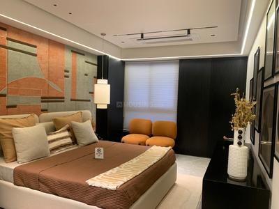 Bedroom Image of 1600 Sq.ft 3 BHK Apartment / Flat for sale in Kavisha The Canvas, South Bopal Ahmedabad for Rs. 12500000