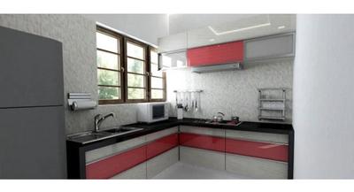 Kitchen Image of 2200 Sq.ft 3 BHK Apartment / Flat for rent in Happy Home Celebrity Greens, Bhimrad Surat for Rs. 42000