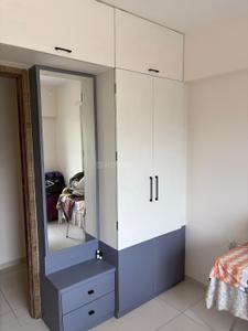 Bedroom Image of 1300 Sq.ft 3 BHK Apartment / Flat for rent in Shivalik Green View, Shantigram Ahmedabad for Rs. 80000