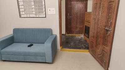 Living Room Image of 795 Sq.ft 1 BHK Apartment / Flat for rent in Kondapur Hyderabad for Rs. 26000