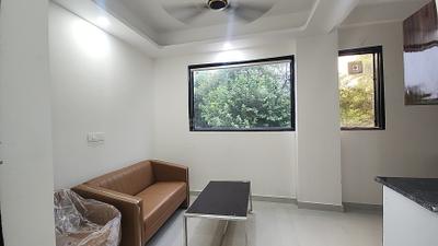Living Room Image of 900 Sq.ft 1 BHK Builder Floor for rent in Sector 53 Gurgaon for Rs. 28000
