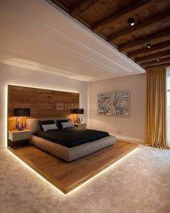 Bedroom Image of 2500 Sq.ft 3 BHK Independent House for rent in Unique City Homes, Chanakyapuri Ahmedabad for Rs. 22000