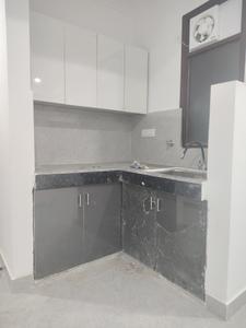 Kitchen Image of 500 Sq.ft 1 BHK Builder Floor for rent in Chhattarpur New Delhi for Rs. 20000