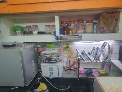 Kitchen Image of 150 Sq.ft 1 RK Apartment / Flat for rent in Rajajinagar Bengaluru for Rs. 11000