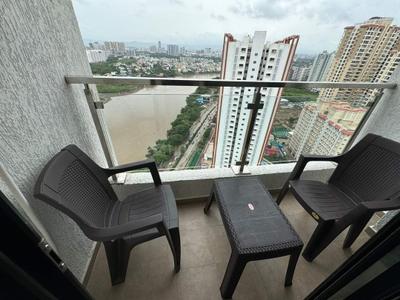 Balcony Image of 320 Sq.ft 1 RK Apartment / Flat for rent in Nyati Elysia, Kharadi Pune for Rs. 22000