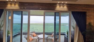 Balcony Image of 4500 Sq.ft 4 BHK Apartment / Flat for rent in Maithili Emerald Bay, Nerul Navi Mumbai for Rs. 600000