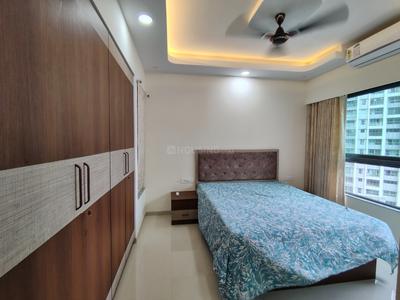 Bedroom Image of 1250 Sq.ft 2 BHK Apartment / Flat for rent in Kalpataru Immensa, Thane West Thane for Rs. 50000