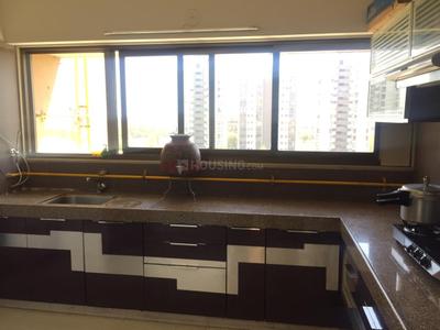Kitchen Image of 1750 Sq.ft 3 BHK Apartment / Flat for sale in Gala Gardenia, South Bopal Ahmedabad for Rs. 14500000