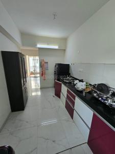 Kitchen Image of 1258 Sq.ft 3 BHK Apartment / Flat for rent in VTP Purvanchal, Wagholi Pune for Rs. 25000
