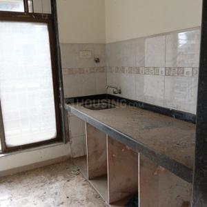 Kitchen Image of 650 Sq.ft 1 BHK Apartment / Flat for rent in VUB Veermaa Paradise, Kamothe Navi Mumbai for Rs. 20000