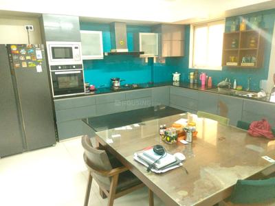Kitchen Image of 2295 Sq.ft 3 BHK Apartment / Flat for rent in Vandemataram Greens, Ghatlodiya Ahmedabad for Rs. 55000