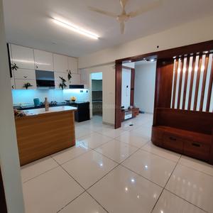 Kitchen Image of 1083 Sq.ft 3 BHK Apartment / Flat for rent in DB Pride, Talawali Chanda Indore for Rs. 40000