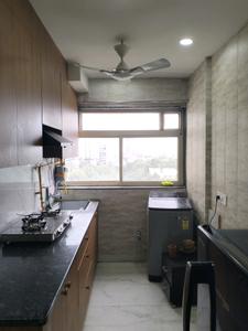 Kitchen Image of 360 Sq.ft 1 RK Apartment / Flat for rent in DLF Capital Greens Phase 1 And 2, Karampura New Delhi for Rs. 26000