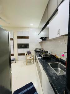Kitchen Image of 1530 Sq.ft 3 BHK Apartment / Flat for sale in KD Vishakha Elysium, Tragad Ahmedabad for Rs. 8000000