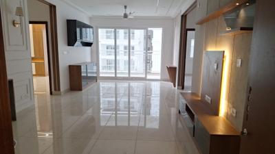 Living Room Image of 1500 Sq.ft 3 BHK Apartment / Flat for rent in Prestige Beverly Hills, Kokapet Hyderabad for Rs. 75000