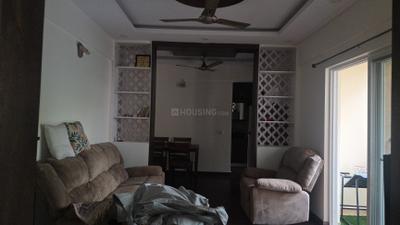 Living Room Image of 970 Sq.ft 2 BHK Apartment / Flat for rent in SNN Raj Serenity Phase 2, Akshayanagar Bengaluru for Rs. 40000