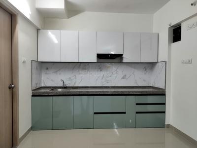 Kitchen Image of 550 Sq.ft 1 BHK Apartment / Flat for rent in Kumar Pebble Park, Hadapsar Pune for Rs. 28000
