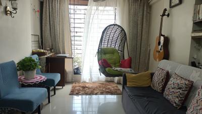 Living Room Image of 560 Sq.ft 1 BHK Apartment / Flat for sale in Romell Empress, Borivali West Mumbai for Rs. 11500000