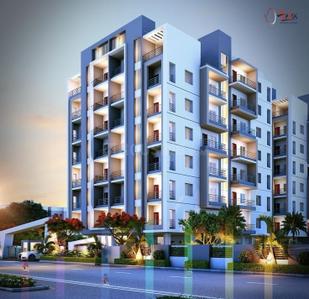 Image of 540 Sq.ft 1 BHK Apartment / Flat for sale in Wadgaon Sheri, Pune for Rs. 3400000