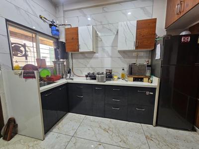 Kitchen Image of 765 Sq.ft 2 BHK Apartment / Flat for rent in Samrat Nagar Kolhapur for Rs. 13000