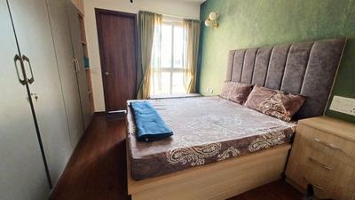 Bedroom Image of 1400 Sq.ft 3 BHK Apartment / Flat for rent in SNN Raj Greenbay, Doddanagamangala Bengaluru for Rs. 70000
