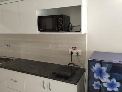 Kitchen Image of 435 Sq.ft 1 RK Studio for rent in Paramount Golfforeste Oak &amp; Pine, Surajpur Greater Noida for Rs. 15000