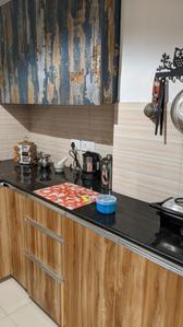 Kitchen Image of 1150 Sq.ft 2 BHK Apartment / Flat for rent in Rishabh Cloud 9 Towers, Vaishali Ghaziabad for Rs. 38000
