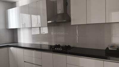 Kitchen Image of 2678 Sq.ft 4.5 BHK Apartment / Flat for rent in Panchshil Towers, Kharadi Pune for Rs. 150000