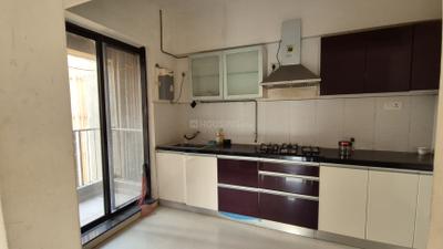 Kitchen Image of 700 Sq.ft 1.5 BHK Apartment / Flat for rent in Long Island, Charholi Budruk Pune for Rs. 20000
