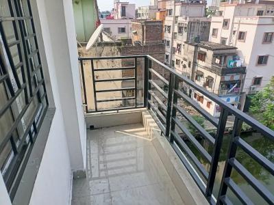Balcony Image of 1074 Sq.ft 3 BHK Apartment / Flat for sale in Nagerbazar Kolkata for Rs. 4833000
