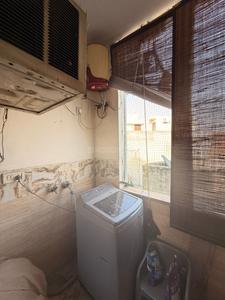 Bathroom Image of 450 Sq.ft 1 RK Builder Floor for rent in Ramesh Nagar New Delhi for Rs. 22000