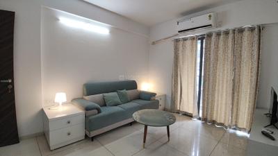 Living Room Image of 1550 Sq.ft 3 BHK Apartment / Flat for rent in Adani Amogha, Shantigram Ahmedabad for Rs. 46000