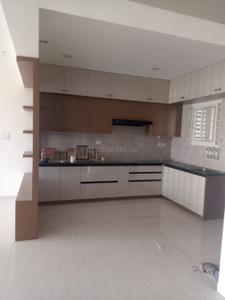 Kitchen Image of 1960 Sq.ft 3 BHK Apartment / Flat for rent in Vijay RVs Sai Vanamali, Miyapur Hyderabad for Rs. 53000
