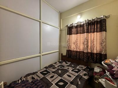 Bedroom Image of 715 Sq.ft 1 BHK Apartment / Flat for rent in Hebbal Bengaluru for Rs. 21000