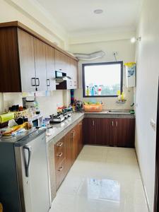 Kitchen Image of 900 Sq.ft 1 BHK Builder Floor for rent in Sector 40 Gurgaon for Rs. 30000