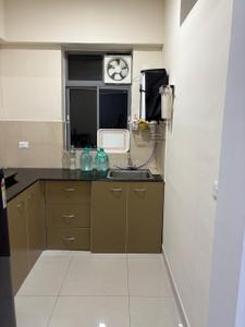 Kitchen Image of 830 Sq.ft 2 BHK Apartment / Flat for rent in Elevate At Godrej Se7en, Hanspukuria Kolkata for Rs. 26000