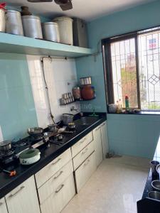 Kitchen Image of 588 Sq.ft 1 BHK Apartment / Flat for rent in Bhakti Palace, Dahisar West Mumbai for Rs. 33000