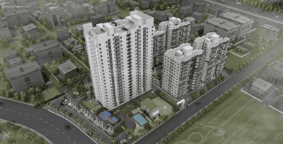 Image of 1339 Sq.ft 4 BHK Apartment / Flat for sale in VJ Palladio Kharadi Central Phase 2, Kharadi, Pune for Rs. 17500000