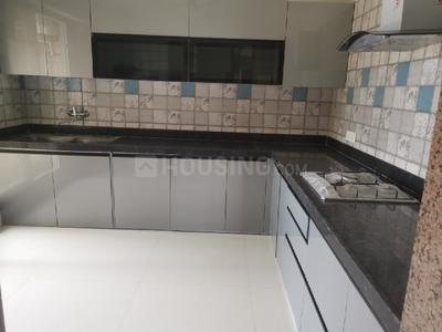 Kitchen Image of 1450 Sq.ft 3 BHK Apartment / Flat for rent in Paradise Sai World City, Panvel Navi Mumbai for Rs. 40000