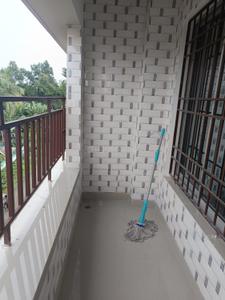 Balcony Image of 1050 Sq.ft 3 BHK Apartment / Flat for rent in Kalyani Nadia for Rs. 15000