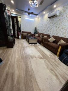 Living Room Image of 1500 Sq.ft 3 BHK Builder Floor for rent in Mansarover Garden New Delhi for Rs. 60000