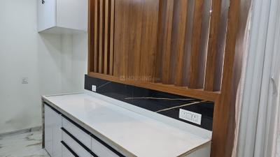 Kitchen Image of 900 Sq.ft 1 BHK Builder Floor for rent in Nipania Indore for Rs. 19000