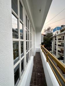 Balcony Image of 550 Sq.ft 1 BHK Builder Floor for rent in Domlur Layout Bengaluru for Rs. 33000